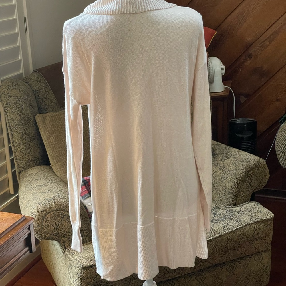 Old Navy Cream Open-Front Shawl Collar Cardigan - Picture 8 of 13